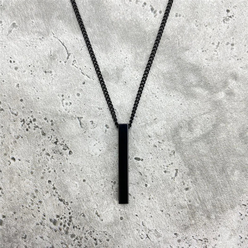 Men's Stainless Steel Pendant Necklace