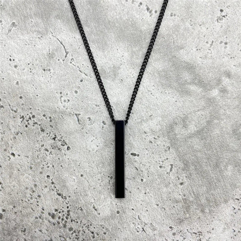 Men's Stainless Steel Pendant Necklace