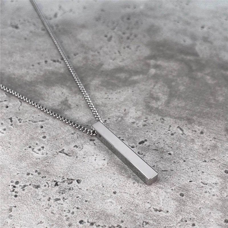 Men's Stainless Steel Pendant Necklace