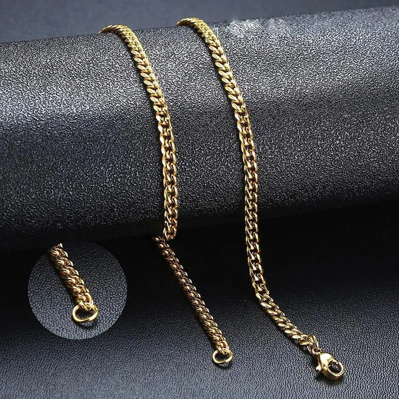 Men's Stainless Steel Cuban Chain